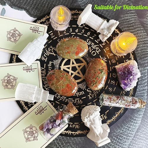 Miniatura 5 de ZHIYUXI Cristales de unakita de 2.4 pulgadas, piedras preciosas de cristales y piedras, decoración de cristal, terapia de equilibrio de energía,