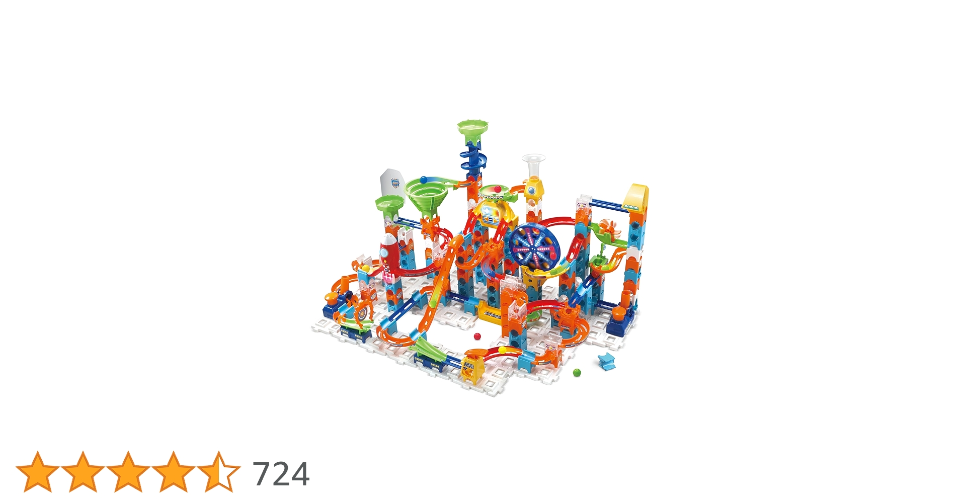 VTech Marble Rush Adventure Set, Construction Toys For Kids With 10