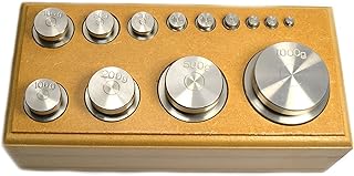 Eisco Labs Balance Weight Set - Stainless Steel, Capacity 2000gm - 13 Pieces