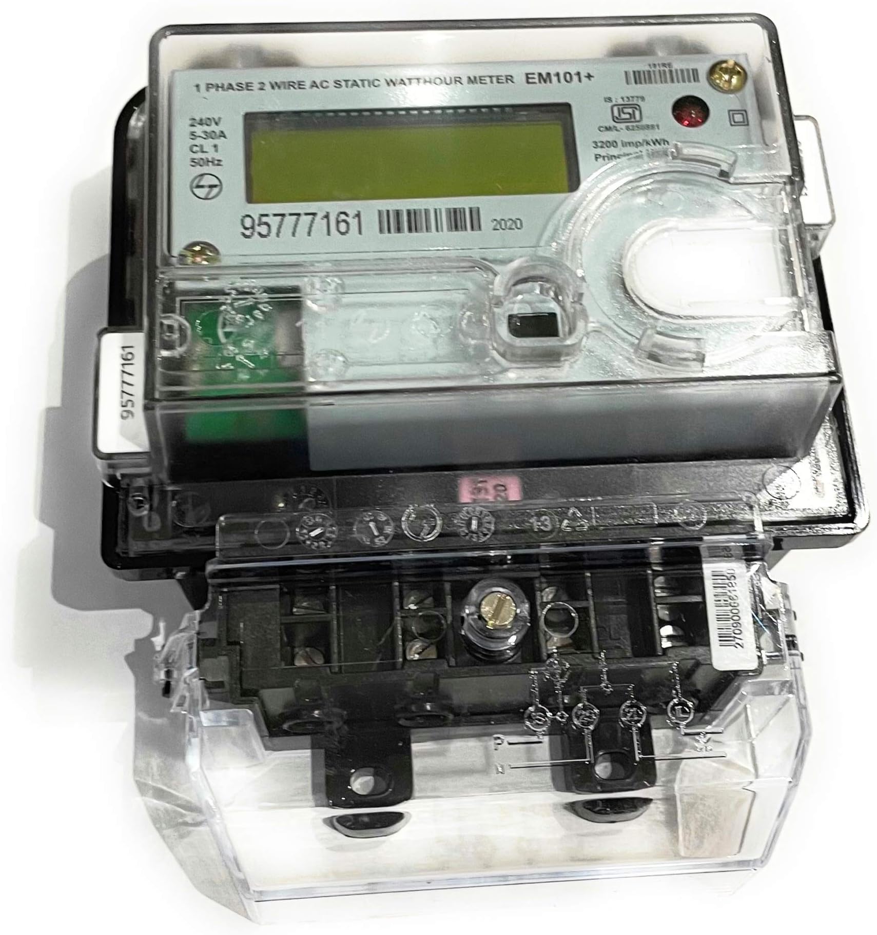 Single Phase Multi-function Electric Energy LCD Sub Meter (5-30A, 2 Wire, 240V, 50Hz, 3200imp/kWh)