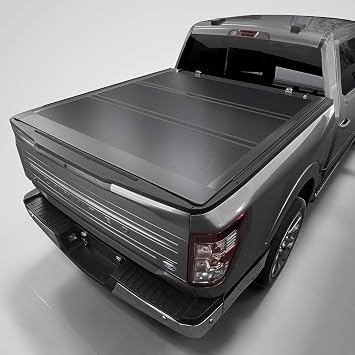 Tutel Low Profile Hard Shell Folding Truck Bed Tonneau Cover|Fits 2015-2026 Ford F-150 55" Bed 66" - TTLTMLPT016