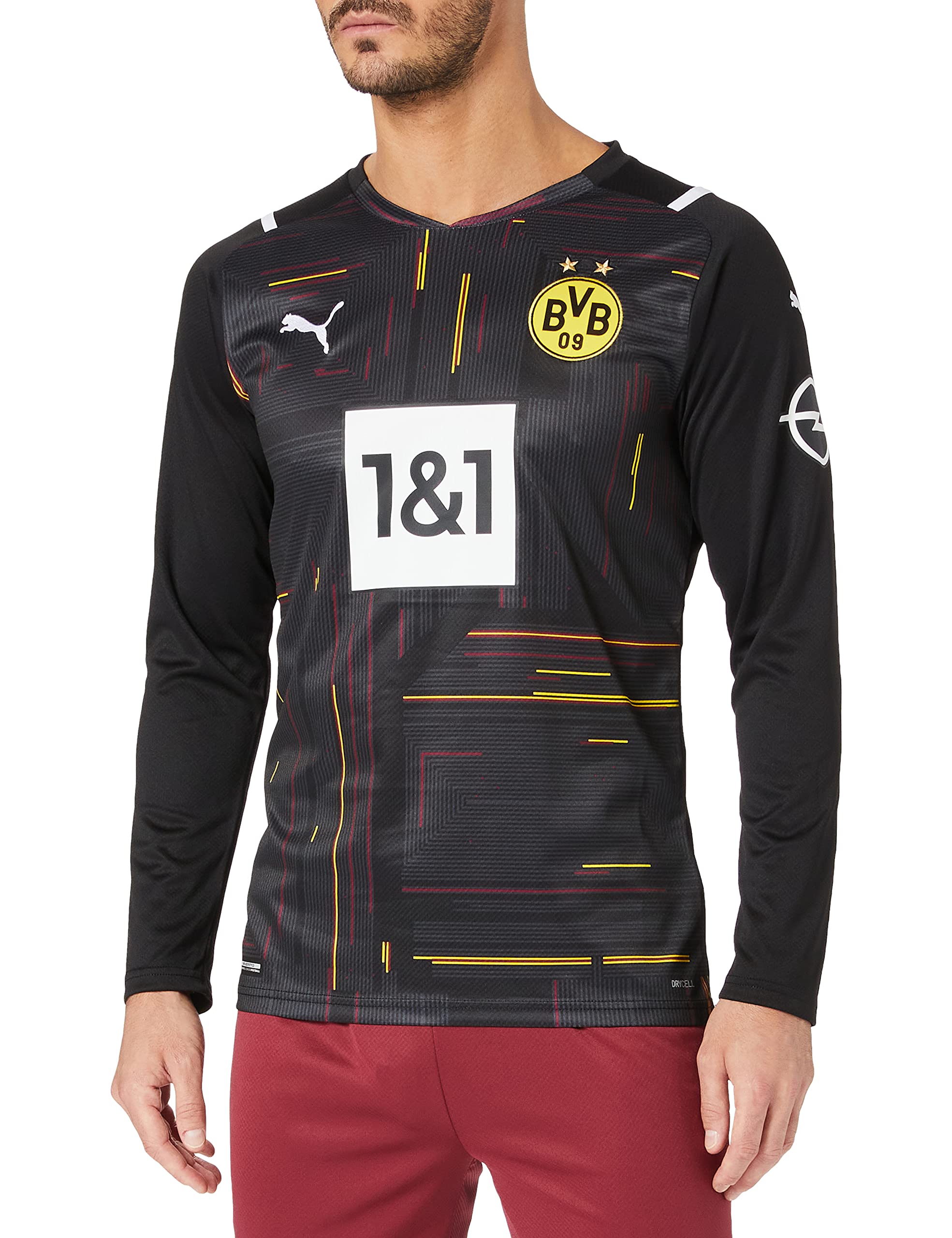 Puma Herren Borussia Dortmund, Saison 2021/22, Torwart Trikot Torwart Trikot (1er Pack)