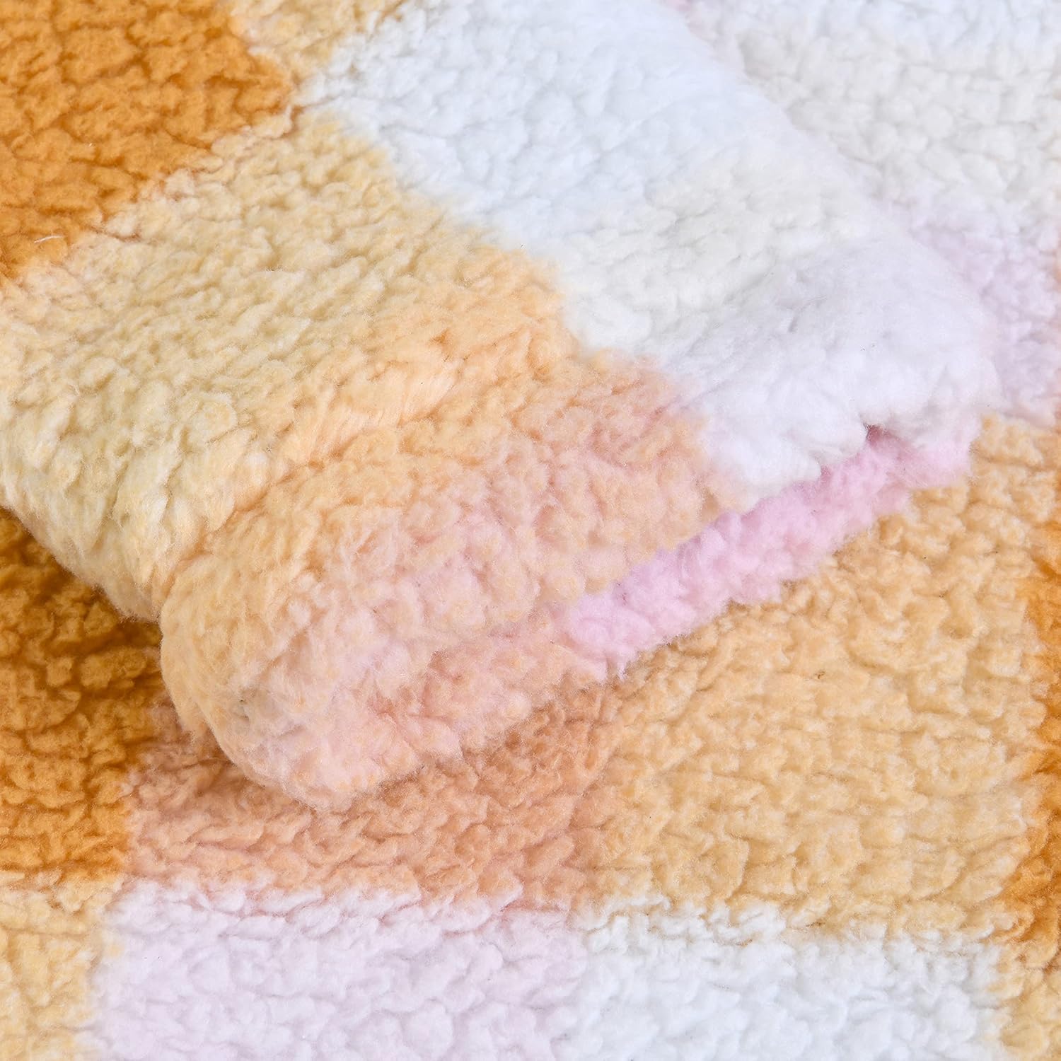 Sleepdown Womens Sweatshirt Long Sleeve Fuzzy Sherpa Fleece Zip Up Sweatshirts for Women Fluffy Pullover Tops with Pockets - Image 5