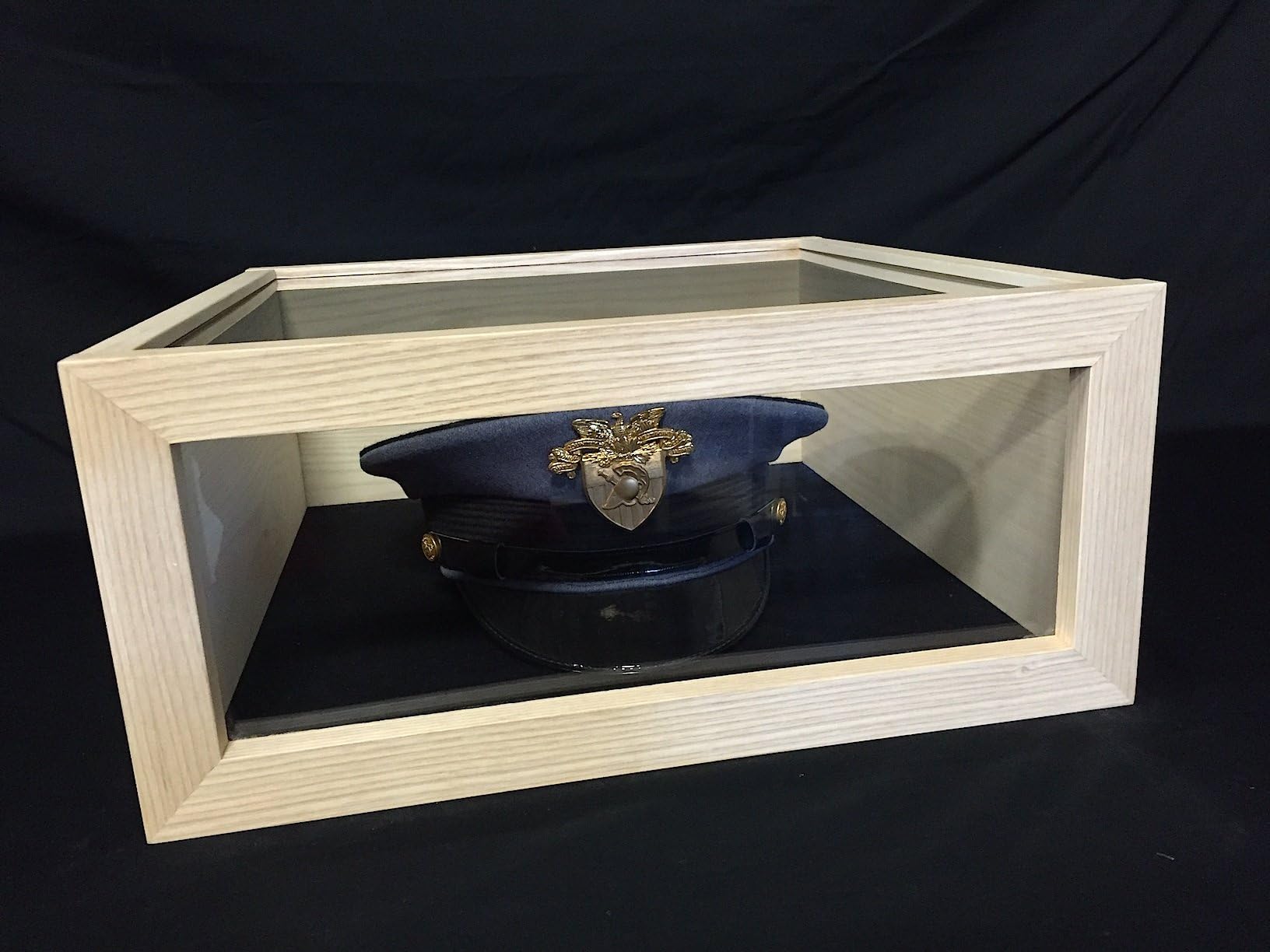 USCG Hat Cover Box * KIT * Military Wood Coast Guard Chief