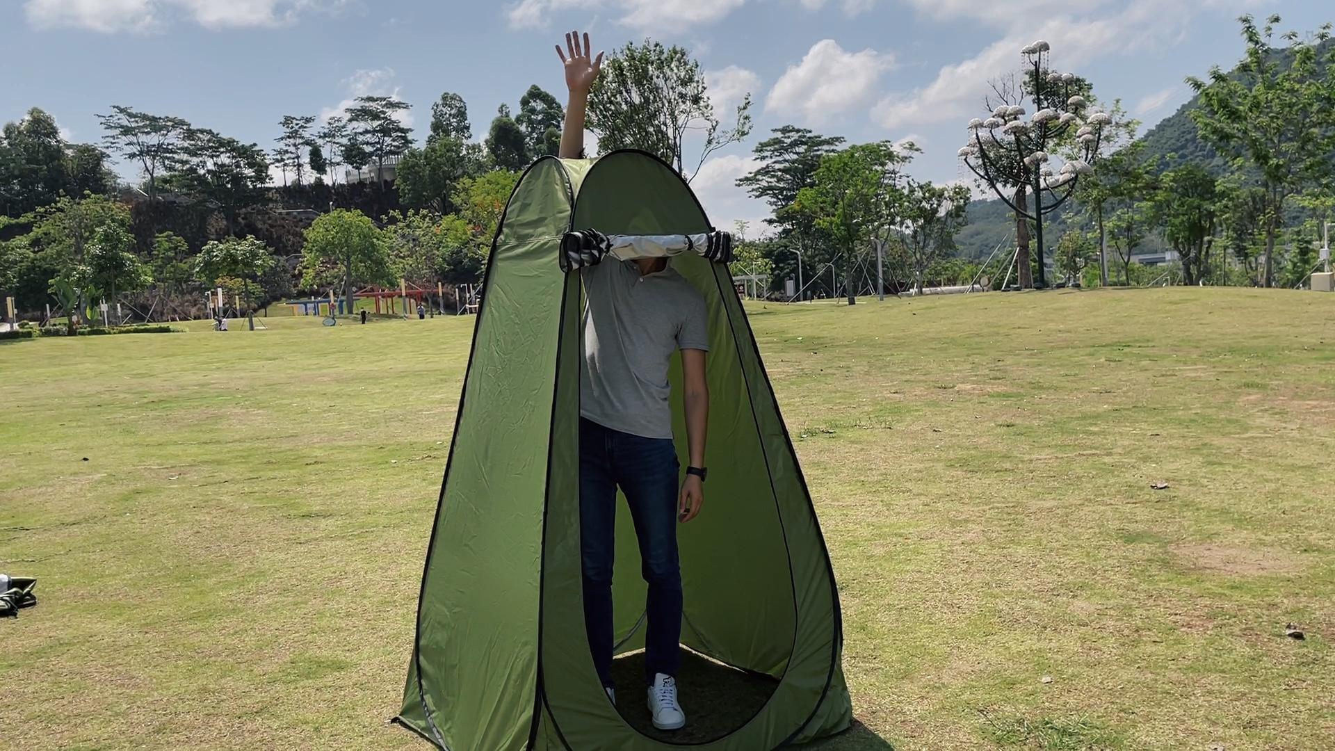 Privacy Shower Tent, 47.2" Wx74.8 H Pop up Portable Camping Tent miniatura 7