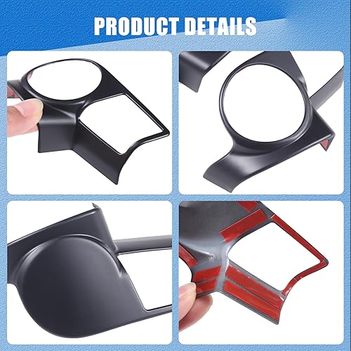 Miniatura 10 de Decoración de coche para Toyota Tundra 2007 2008 2009 2010 2011 2012 2013, material ABS interior del coche consola central panel decoración cubierta