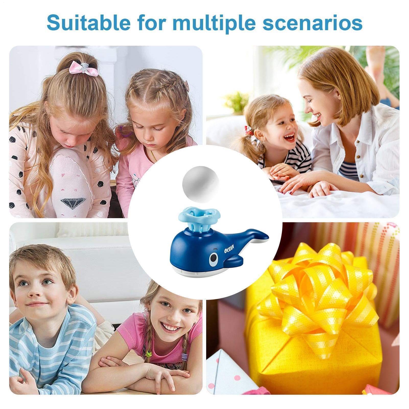 De Entrenamiento De Respiración para Niños - Juego Ďe Soplado Đe Bolas D́e Trompeta D̄e | Herramienta Dé Ejercicio Pulmonar, Kit Ďé Entrenamiento para El Desarrollo Đé Habilidades Moto