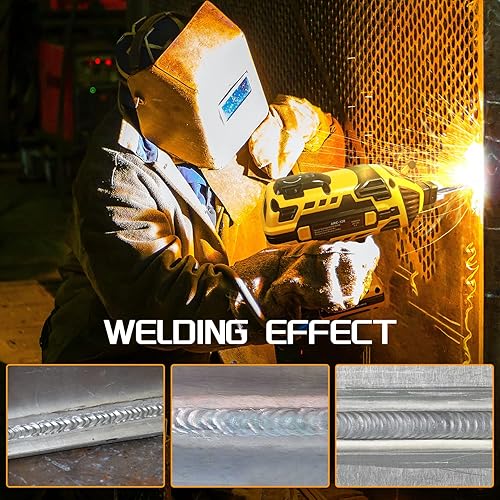 Miniatura 7 de Máquina soldadora portátil, máquina de soldadura ARC de 110 V 20-120 A con inversor IGBT, arranque en caliente y antiadherente, para varillas de 332