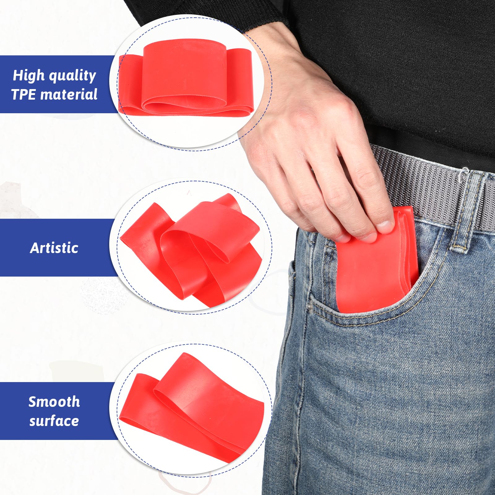 5 Pack Chair Fidget Bands Elastyczne pasy bezpieczeństwa dla dzieci, paski na krzesła, paski antystresowe do biura, domu, szkoły, dla dzieci z koncentracją, sensoryką ADHD i autyzmem