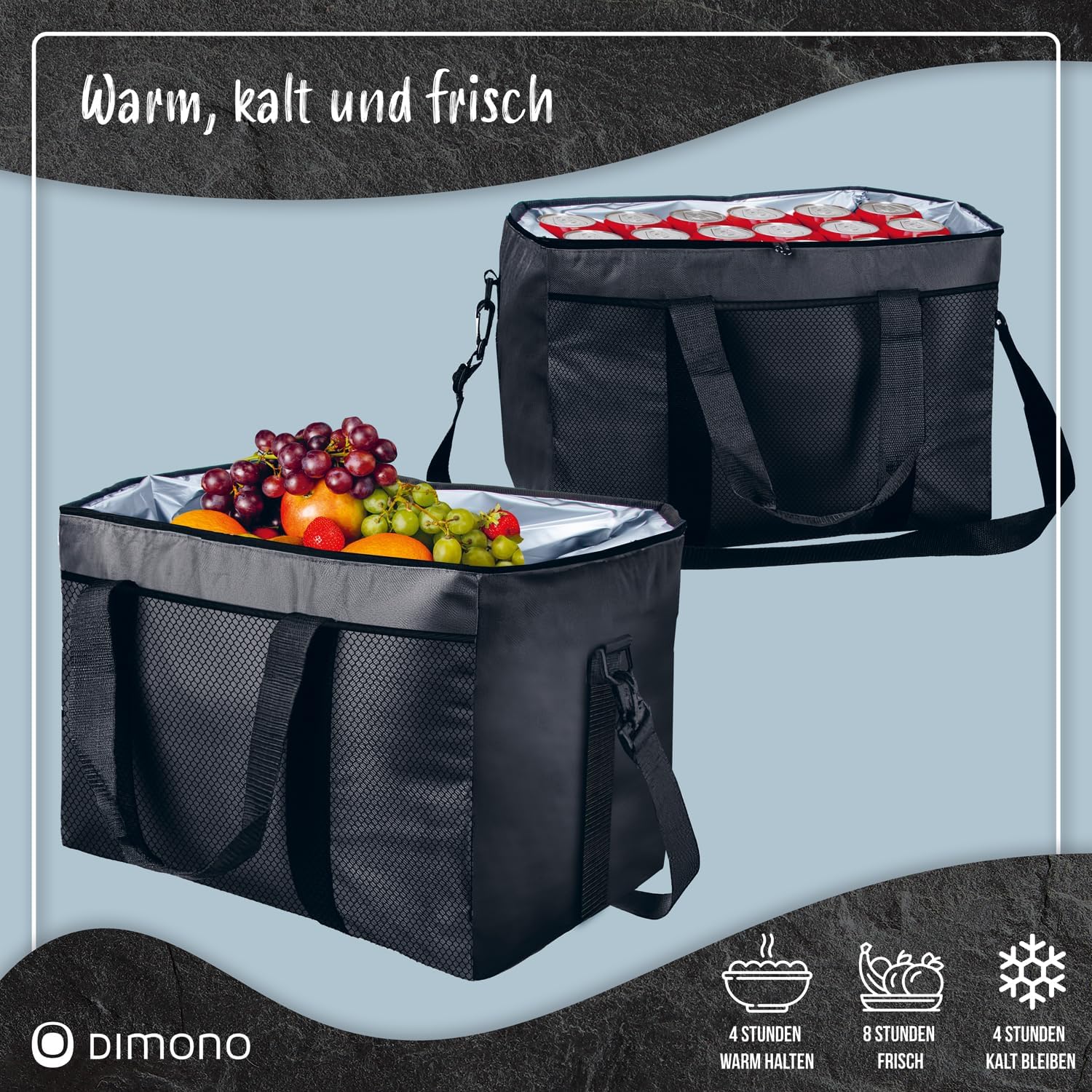 Die perfekte Begleiterin für Ihr Picknick: XXL Kühltasche für Getränke & Snacks