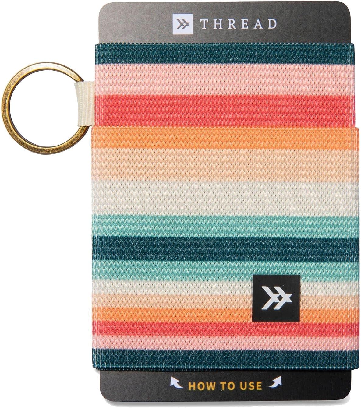 Thread Wallets Ultra Slim Minimalist Card Holder Wallet for Men and Women, Renae, One Size, Casual