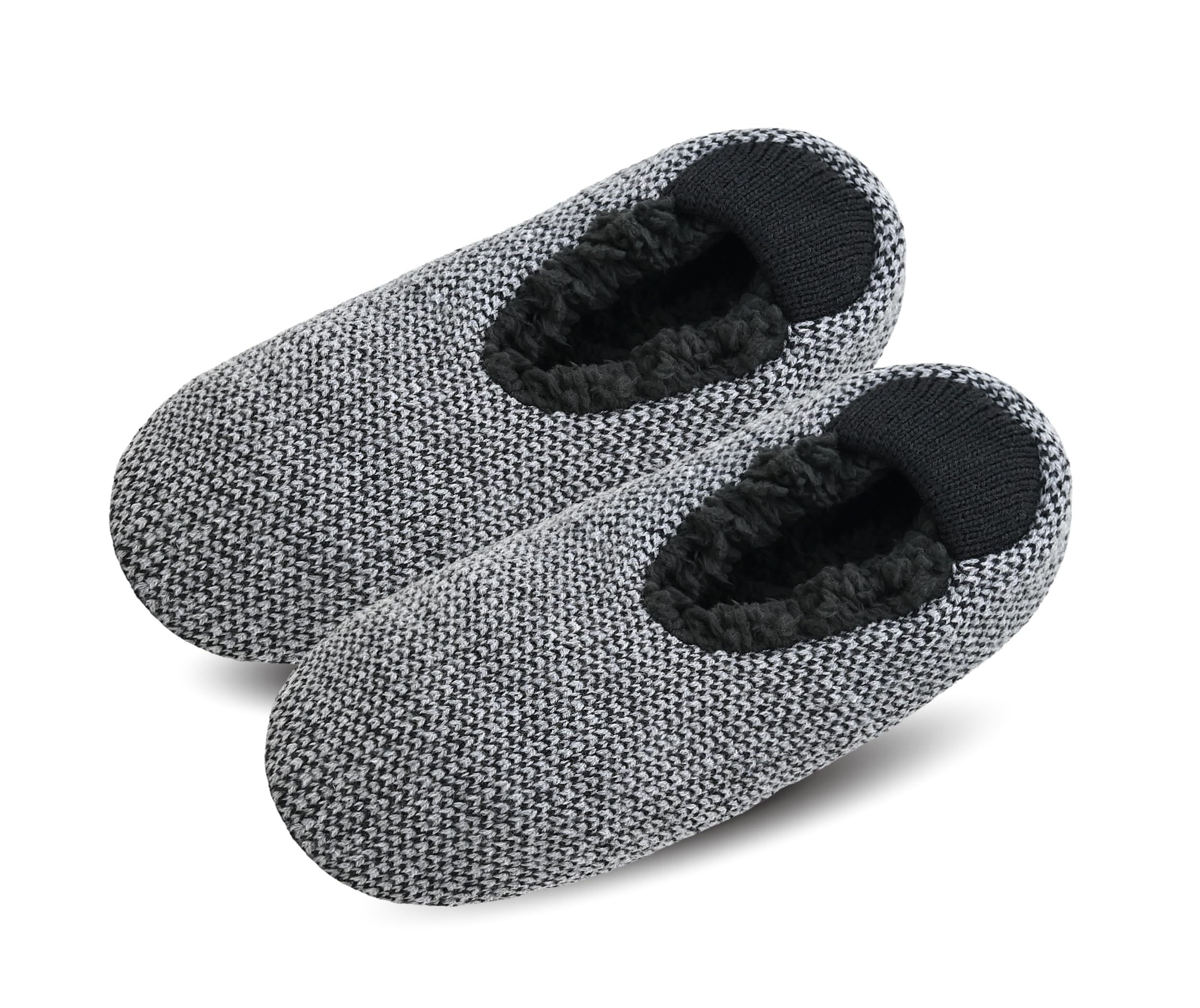 Men Fuzzy Slipper Socks Non-Slip Grippers Soft Sole House Slippers