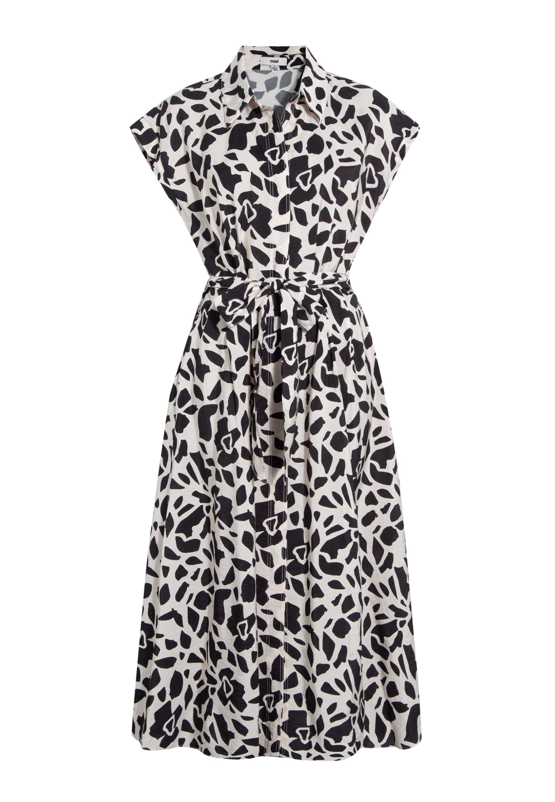 Mavi Damen Woven Midi Dress Kleid (1er Pack)