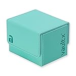 Vault X Trading Card Sideloading Deck Box, 100+ sleeved cards, Premium Exo-Tec Material, Card Holder Storage Box, Detachable Magnetic Lid, for MTG Commander Game, TCG (Mint Green)