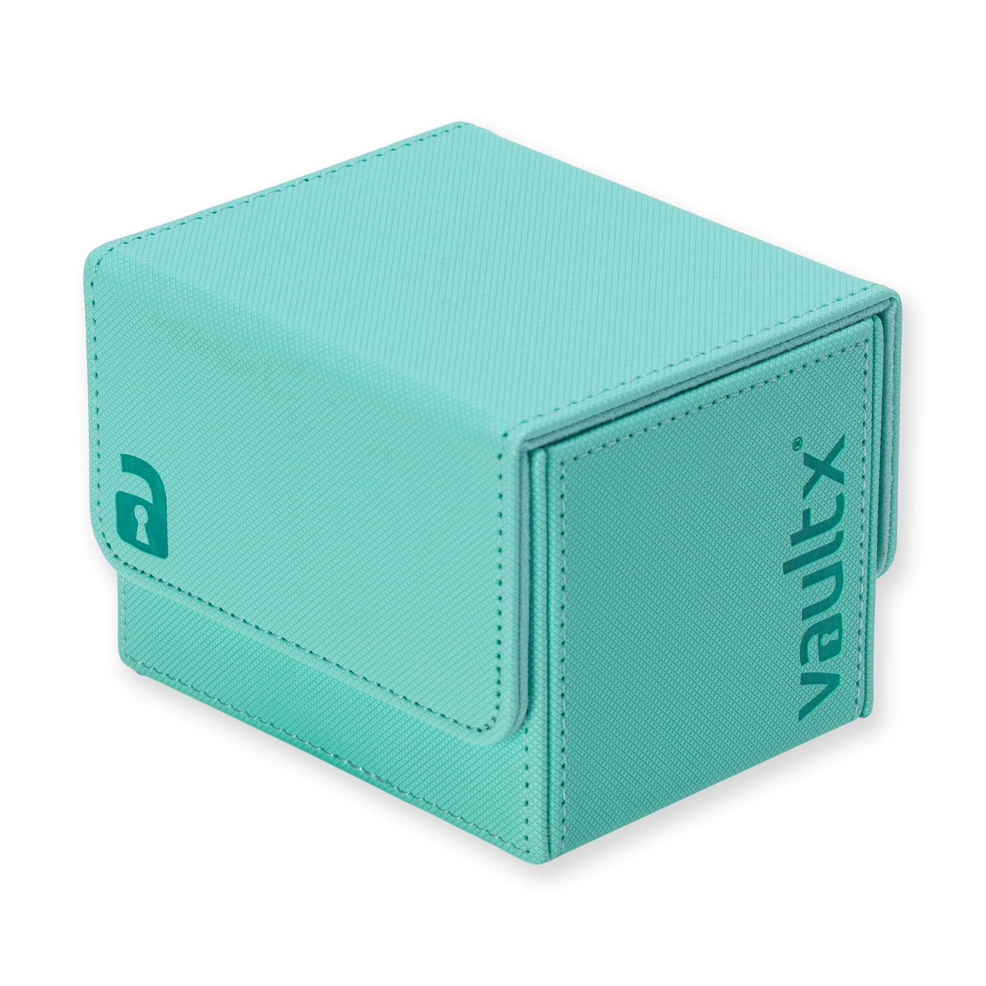 Vault X Toploading Caja para cartas coleccionables, 80+ cartas, material Exo-Tec de primera calidad, caja de almacenamiento, tapa magnética, MTG Commander, TCG (Amarillo) — view 10