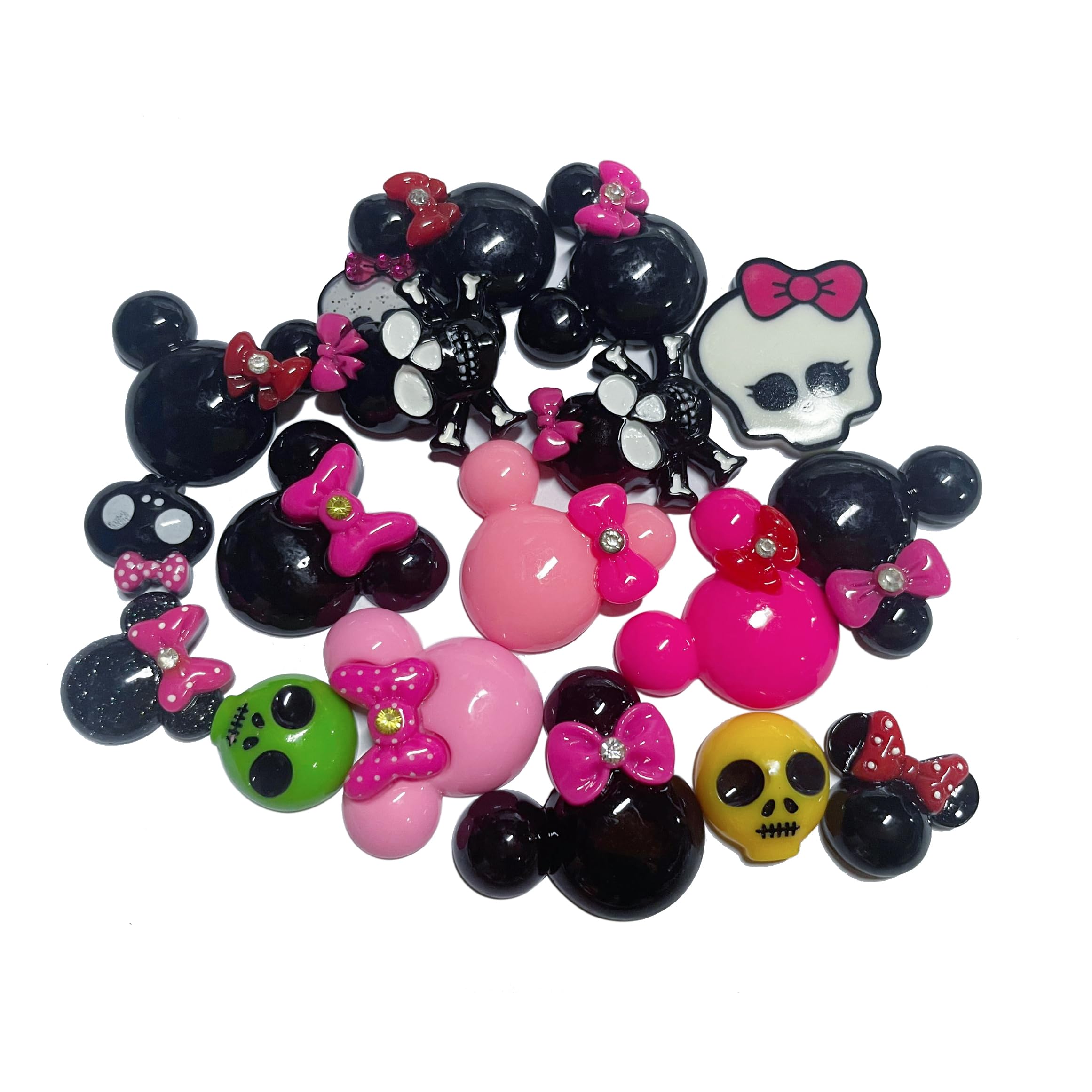 Lot De 50 Perles En Résine Mixte Pour Décoration F... - Grandado