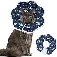 Vista 11 de Depets - Collar de recuperación ajustable para mascotas, cono de plástico Elizabeth para mascotas, práctico collar protector para sanación
