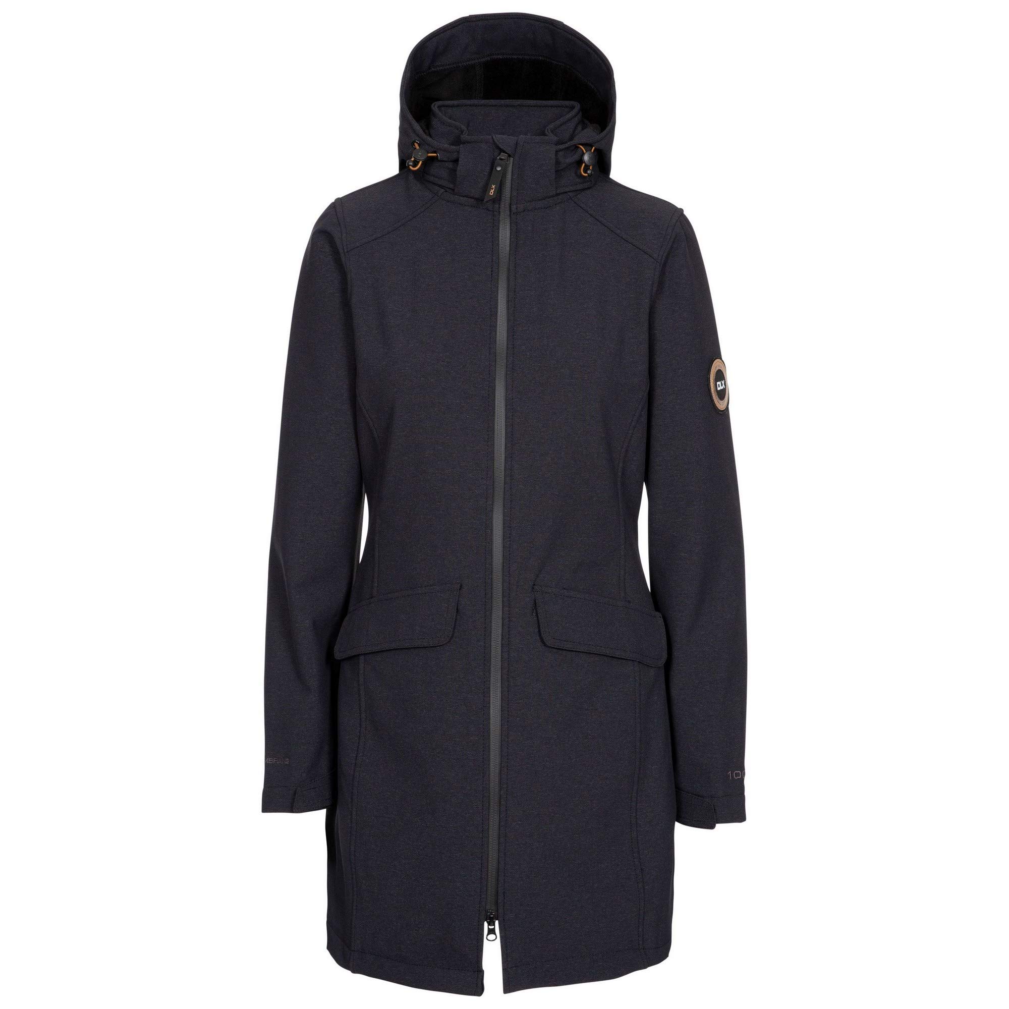 Dlx Women's Softshell Jacket Maria Black Size 12