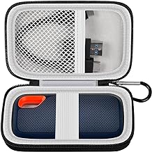 Hard Case Compatible with SanDisk 500GB/ 1TB/ 2TB/ 4TB Extreme Portable SSD - Up to 1050MB/s - USB-C, USB 3.2 Gen 2 - External for Solid State Drive. Carrying Travel Holder for USB Cables (Box Only)