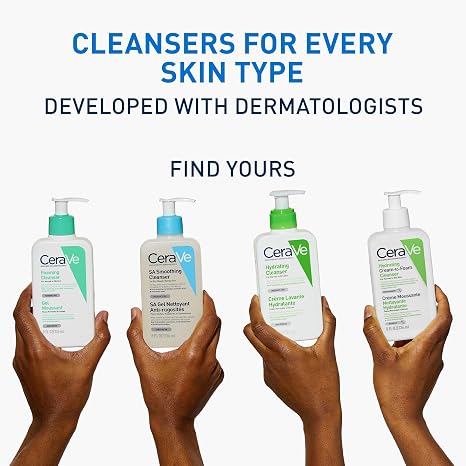 CeraVe Foaming Cleanser for Normal to Oily Skin with Niacinamide and 3 Essential Ceramides