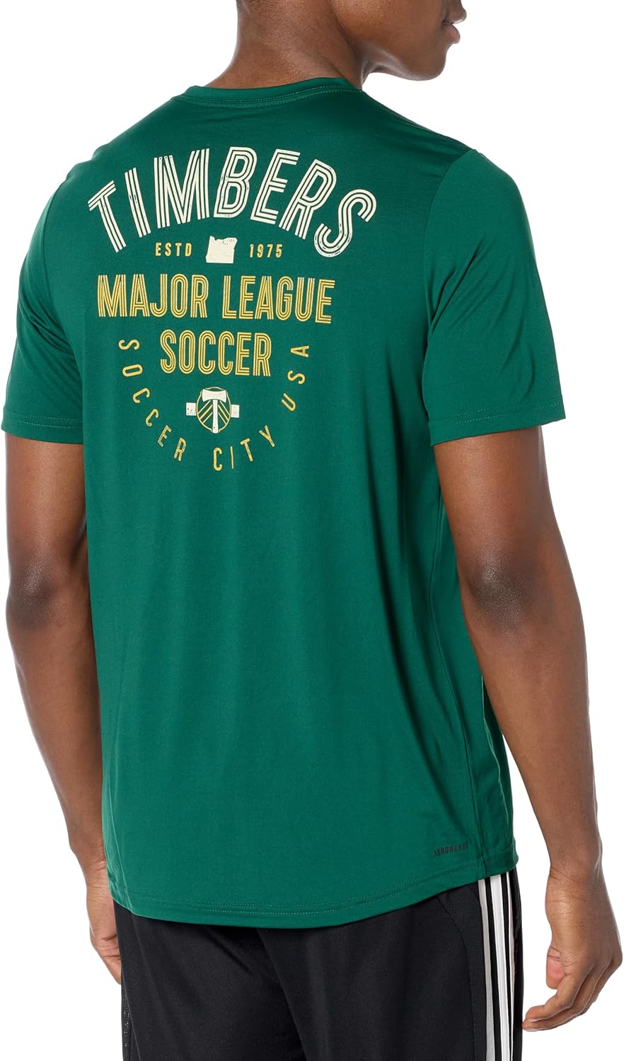 adidas Mens Portland Timbers MLS Short Sleeve T-Shirt