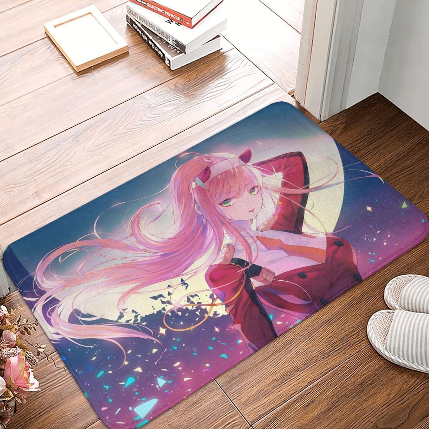 Amazon.com: EGVGXIR Zero Two Anime Darling in The Franxx Area Rugs ...