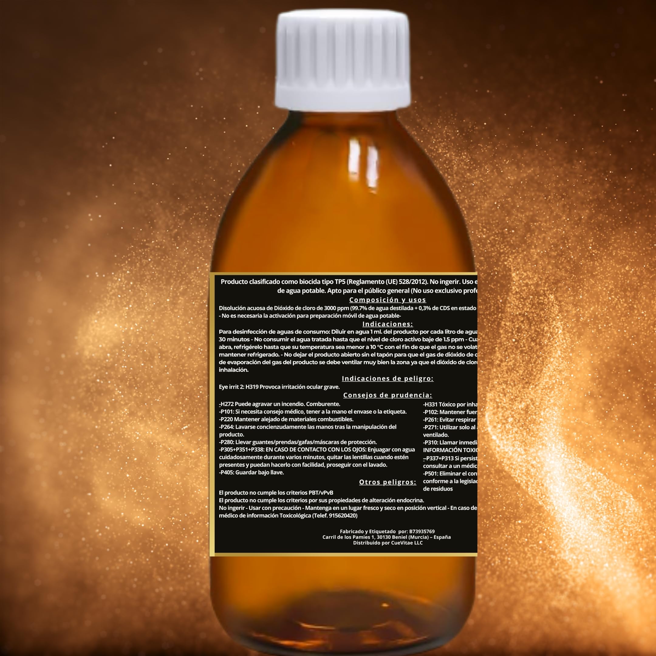 CDS 0,3% | Pack 2X250 ml | Solución Acuosa | Vidrio Ámbar