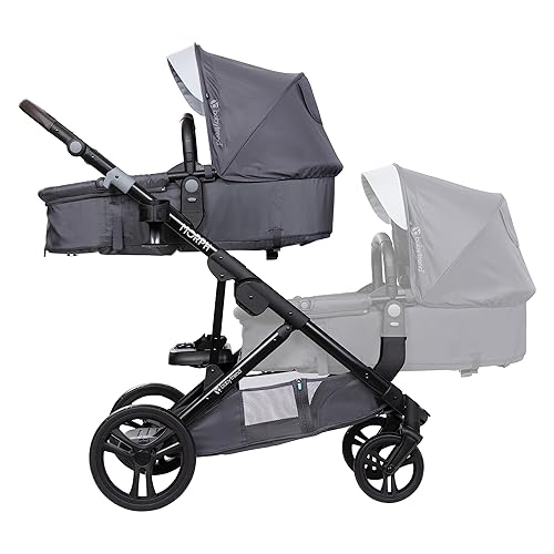 Miniatura 5 de Baby Trend - Segundo asiento para cochecito individual a doble Morph, gris (Dash Grey)