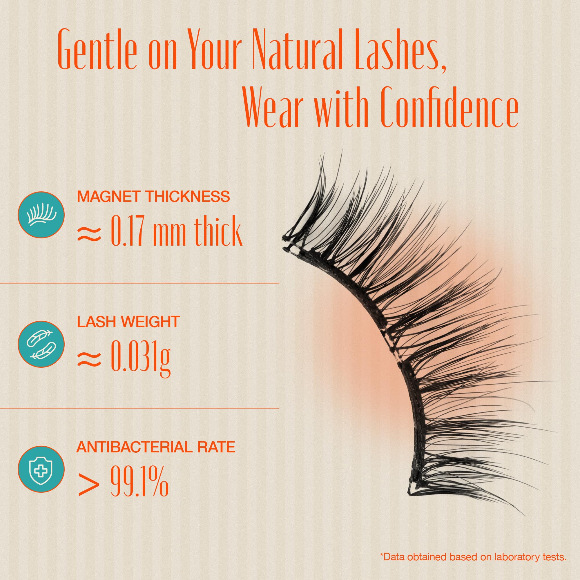 LASHVIEW Magnetische Wimpern mit Applikator, weiche magnetische Wimpern, natürlicher Look, bequem und sicher, einfach anzubringen, wiederverwendbar (XYT01)