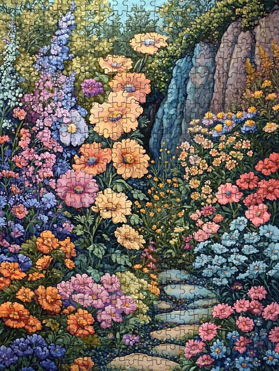 Puzzle 3000 Teile, Farbe Blumen Puzzle Erwachsene 3000, Klassische Puzzles, Geschicklichkeitsspiel, Puzzlespiele für Die Ganze Familie, Mit Verpackung, Dekoration Puzzles Geschenke BXHZW3-96