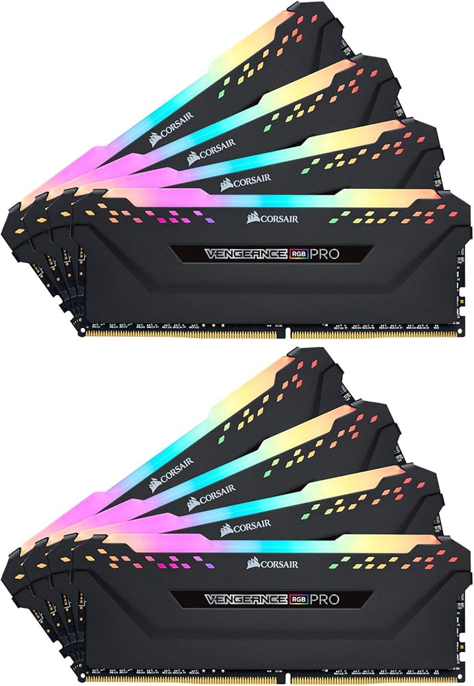 Corsair Vengeance RGB PRO 128GB (8x16GB) DDR4 3200 (PC4-25600) C16 Desktop Memory thumbnail 3