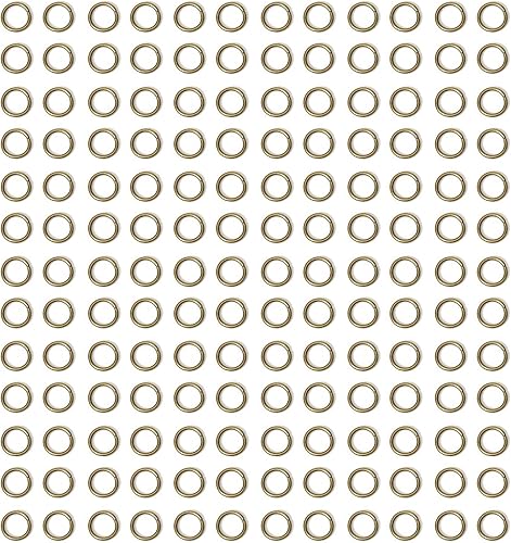 Royee 1000 piezas de anillos abiertos chapados en aros de alambre para hacer joyas llaveros manualidades collares pulseras colgantes llaveros