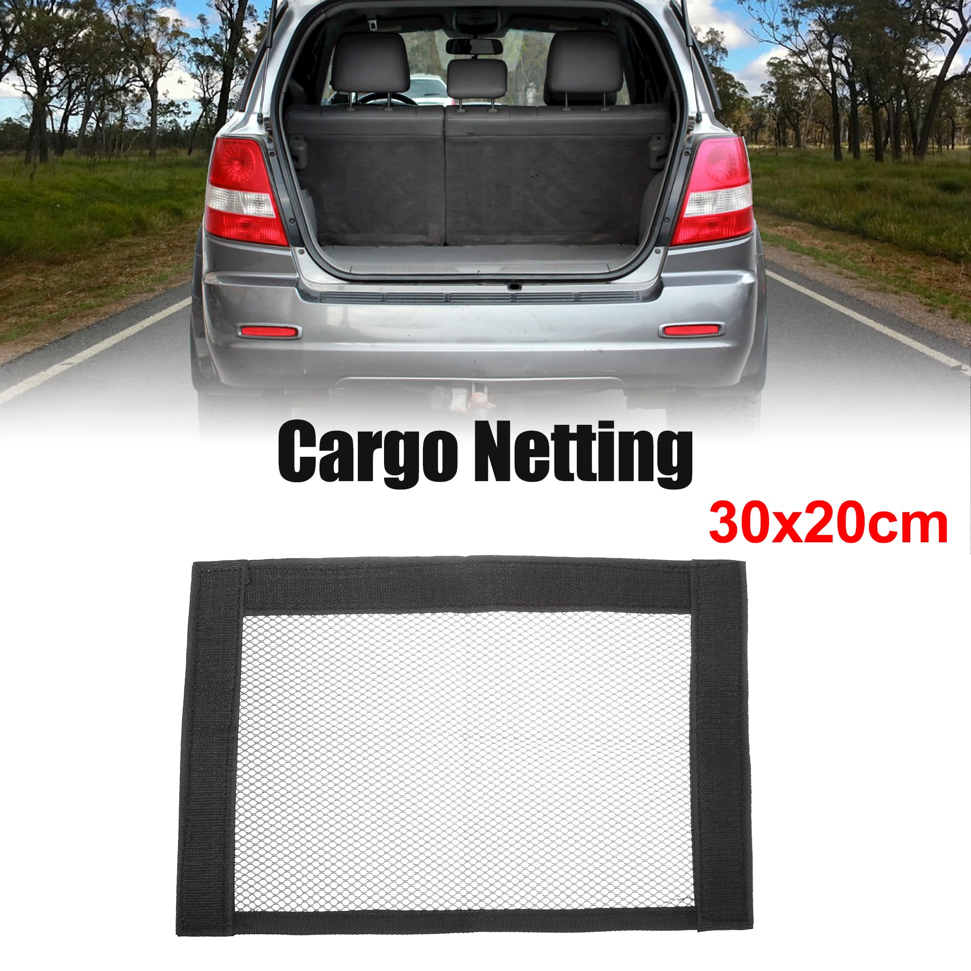Set di 4 Rete portaoggetti per auto, Rete portaoggetti per bagagliaio