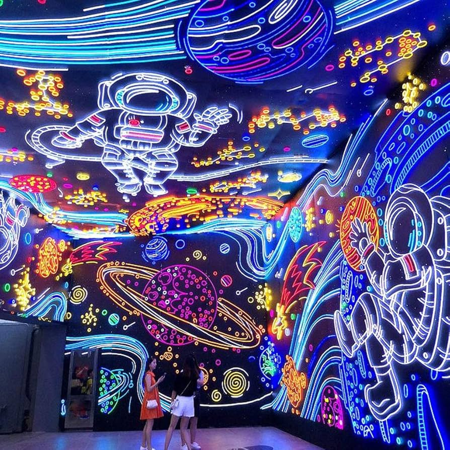 ネオンサイン　ひまわり　花 Amazon.co.jp: ネオンサインライトひまわり形ネオンサインピカピカ