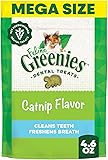 Feline GREENIES Adult Dental Cat Treats, Catnip Flavour, 4.6 oz. Pouch