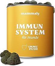 mammaly 14 in 1 Multivitamin für Hunde Immu Push (325g) Vitamin C, B1, E Komplex für Deinen Hund - Nahrungsergänzungsmittel Snack - Vitamine die das Immunsystem stärken