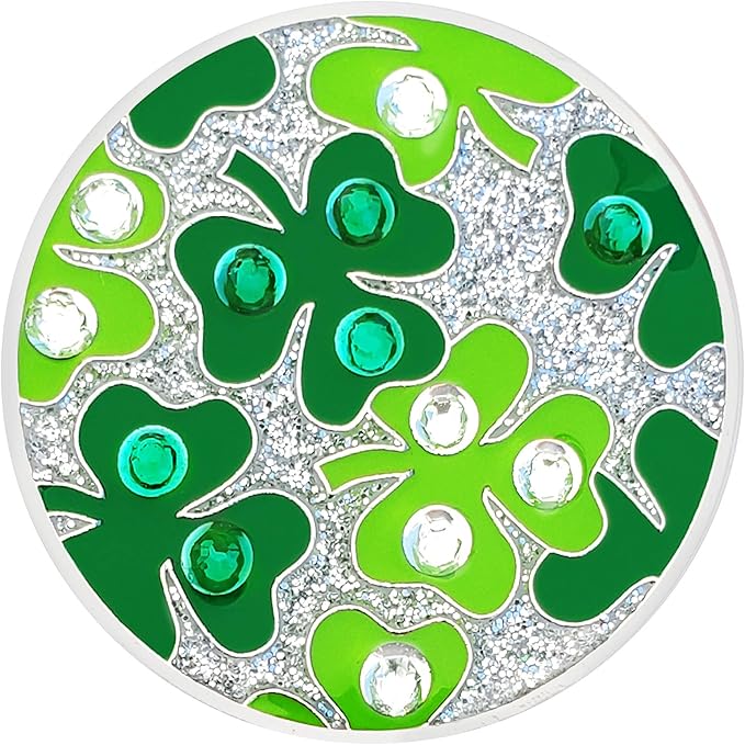 Review Navika Shamrock Swarovski Crystal Ball Marker & Magnetic Hat Clip