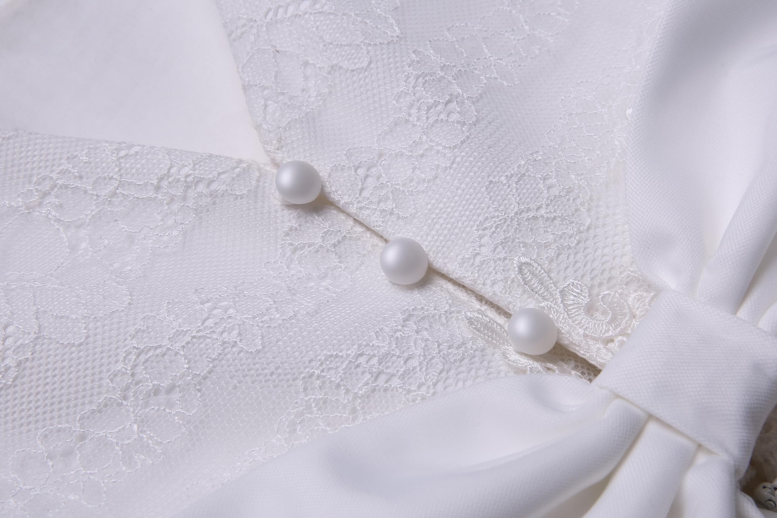 Niñas Primera Comunión Blanco Flor Ropa Niña Elegante Boda Novia Pageant Prom Princesa Vestidos