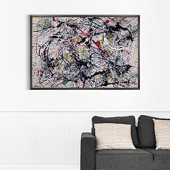 JACKSON POLLOCK、The Deep、希少画集画、新品額装付 JACKSON POLLOCK、The Deep、希少画集画、新品額装付 $_57.JPG