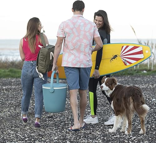 Miniatura 9 de Keter Go Bar - Enfriador de cerveza y vino de 4.2 galones con asa y mesa desplegable para exteriores, perfecto para tu patio, picnic y accesorios de