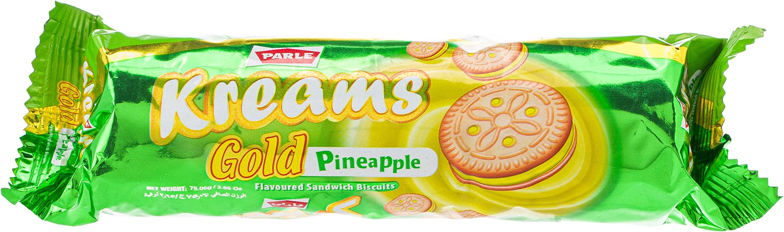 Kreams Gold Pineapple Cream Biscuits, 75g