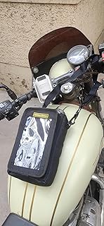 GR GOLDEN RIDERS Fabric | M Poche | Compact Magnetic Motorcycle Tank Bag for (Mobile Pouch) Mobile Navigation Price In India