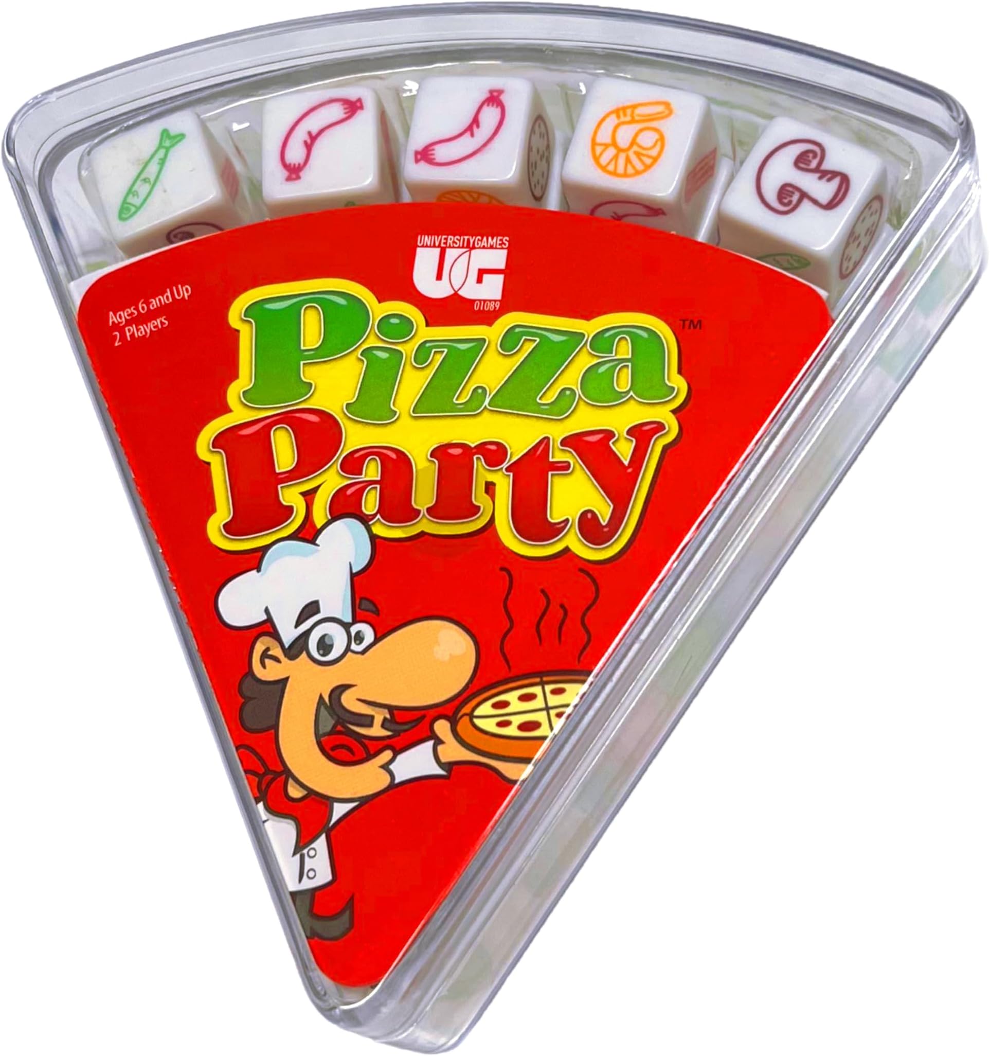 University Games Pizza Party Dice Game