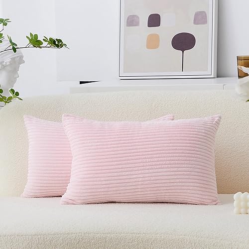 Miniatura 62 de Home Brilliant Fundas de Almohada Decorativas Blancas de 16x16, Juego de 2, Fundas de Almohada Decorativas de Acento, Funda de Almohada para Blanco