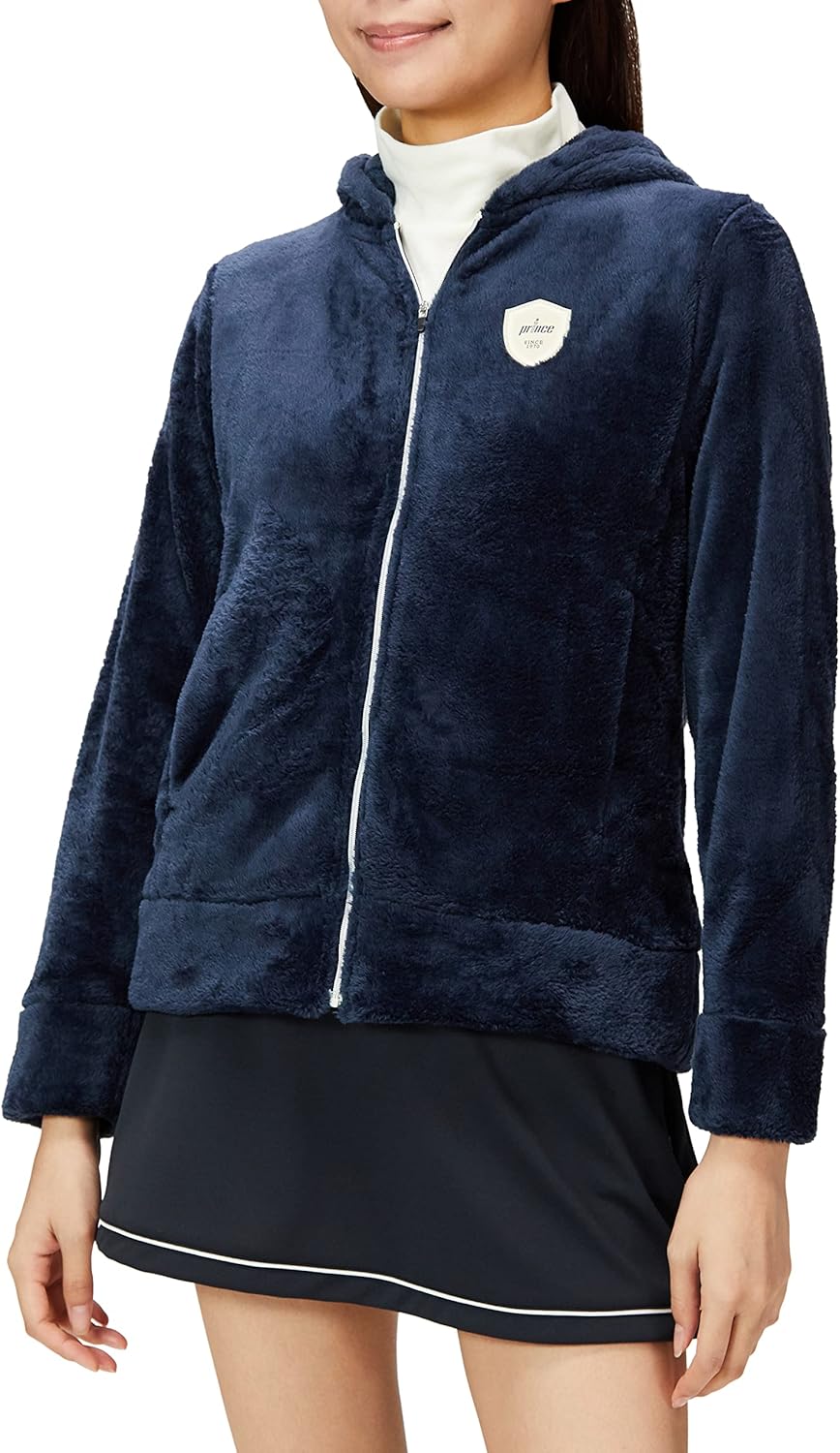 Amazon | [プリンス] ジャケット フリースパーカ レディース ネイビー
