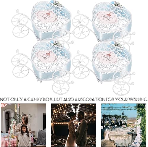 Miniatura 7 de Caja de 5 piezas de cajas de dulces de boda cajas decorativas de dulces cajas