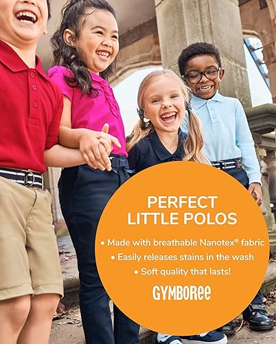 Miniatura 3 de Gymboree Polo de manga larga con volantes para niñas y niños pequeños