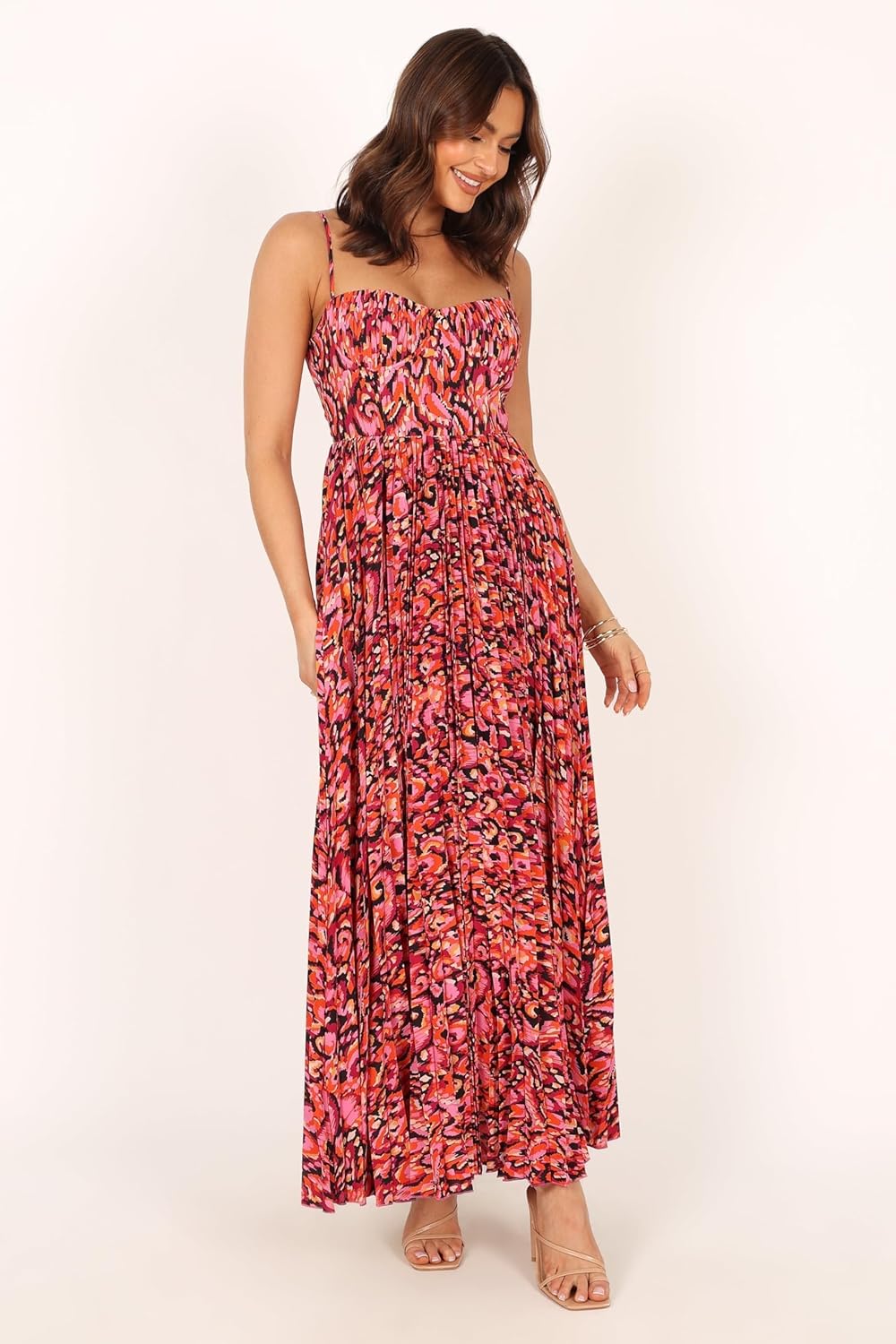 Petal & Pup Womens Achanti Pleated Maxi Dress - Image 5
