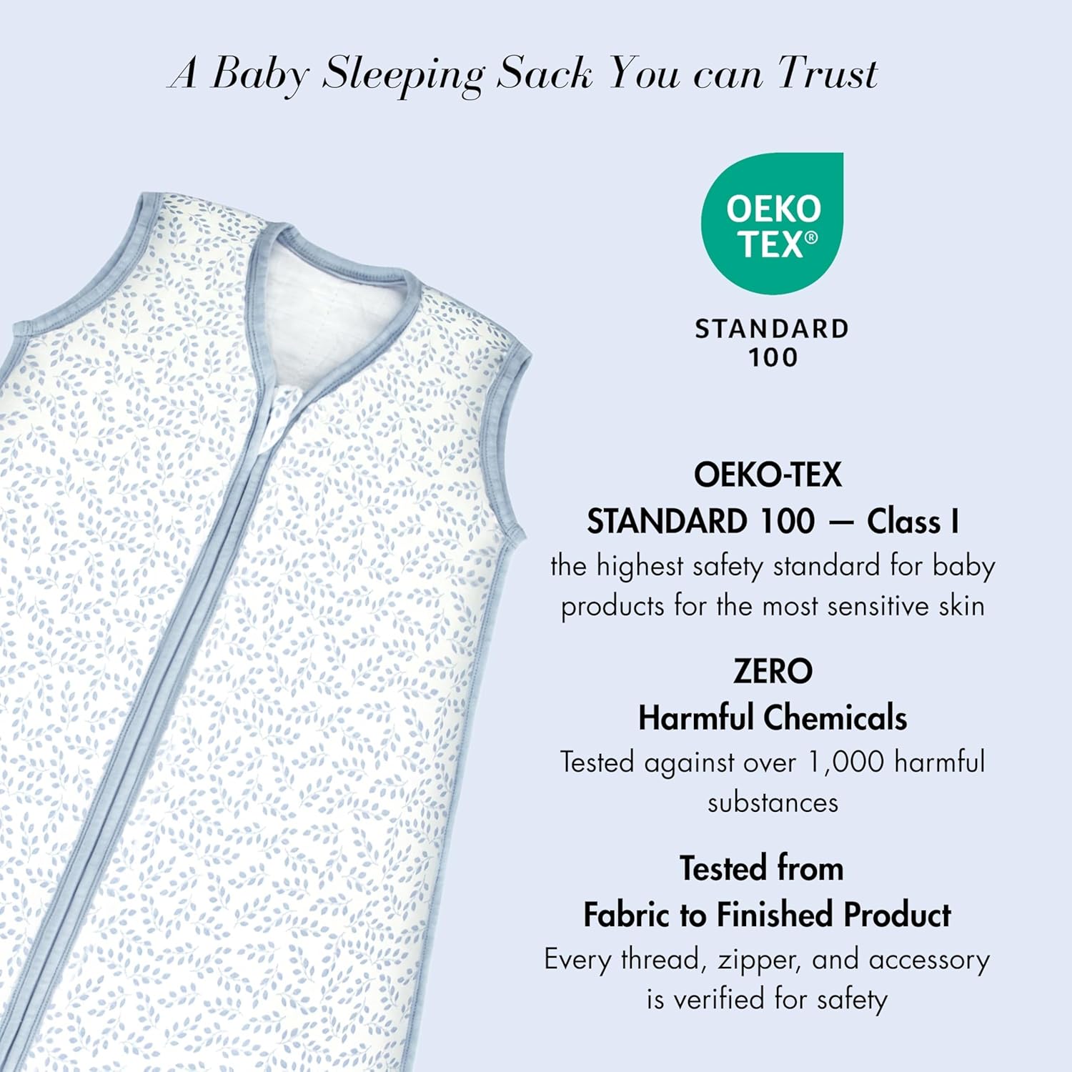 Unisex Baby Sleep Sack 0.5 TOG, Lightweight Summer Wearable Blanket, Soft Rayon Made from Bamboo Toddler Sleep Bag