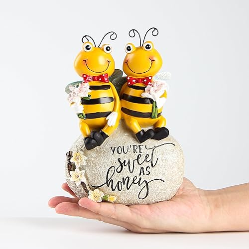 Miniatura 3 de Estatua de abeja para decoración de jardín, figura de abeja de miel para patio al aire libre, césped, porche, patio, exterior, estante interior,